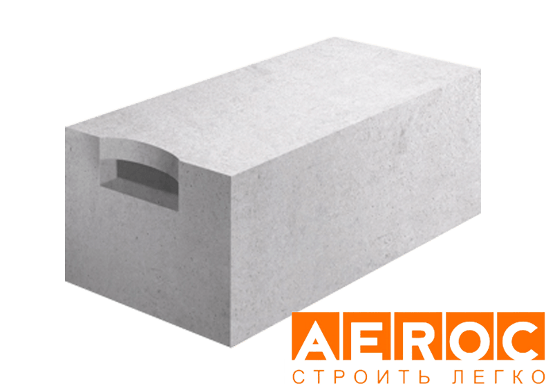 Газобетон Aeroc D500 400х250х625 мм